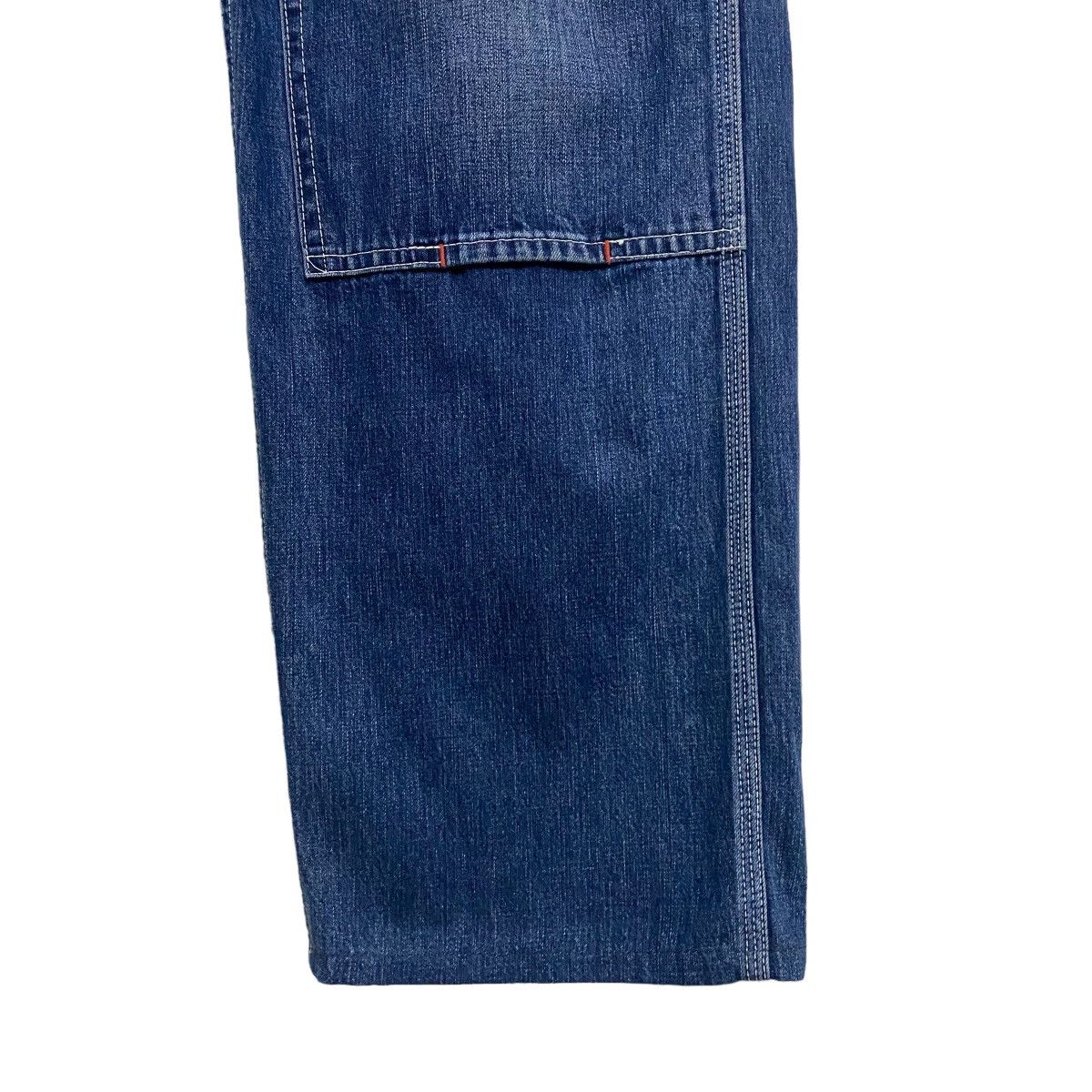 Japanese Brand Vintage Bartack Denim Work Pants Size US 31 - 12 Thumbnail