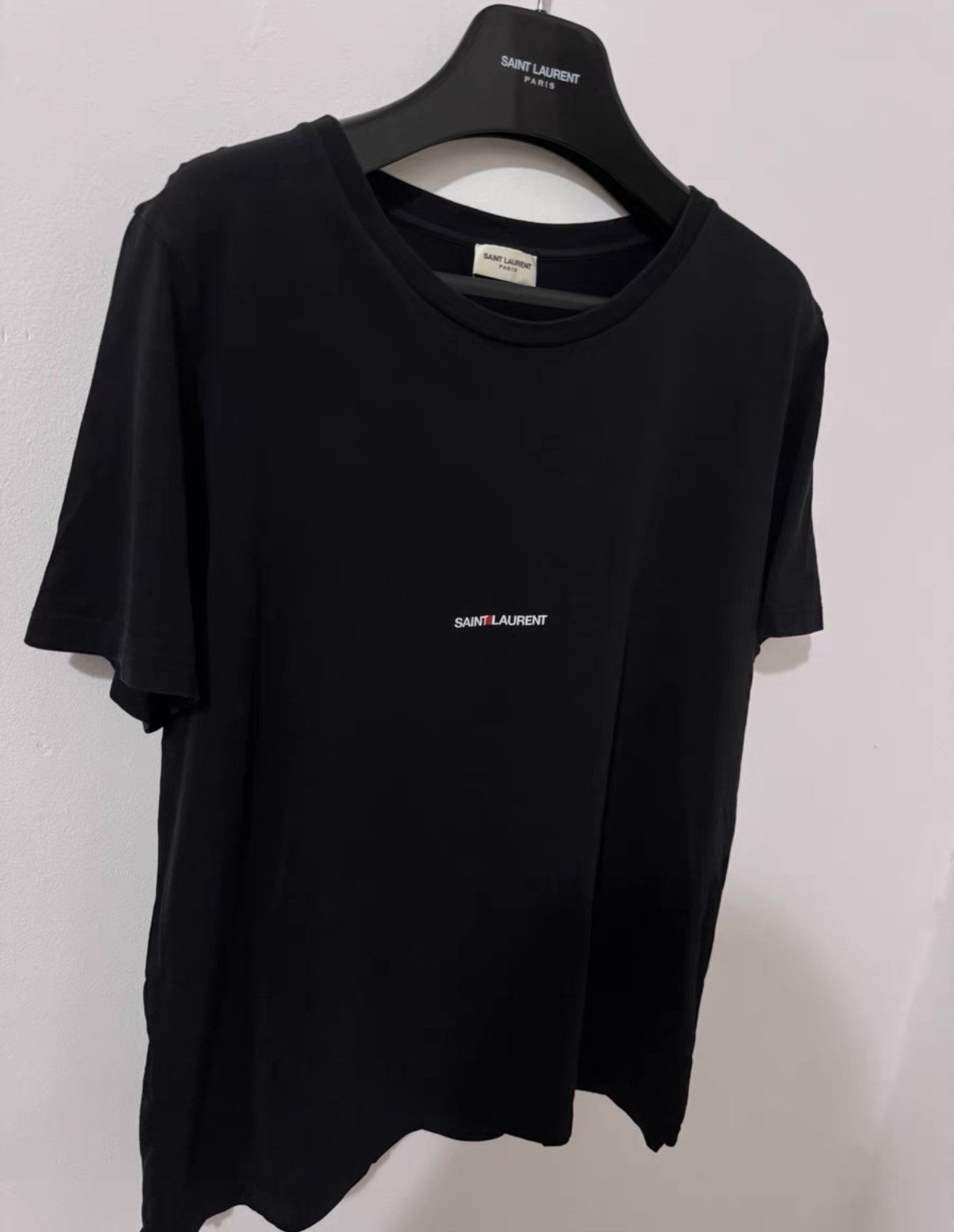 Saint Laurent Paris SLP 18SS Black Brand Graphic Slogan Short Sleeve T-Shirt Size US L / EU 52-54 / 3 - 3 Thumbnail