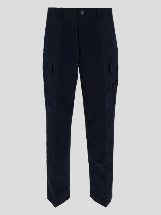 Stone Island STONE ISLAND Men Straight Pants 3100008 S00F1V0020 Blue Size US 30 / EU 46 - 1 Thumbnail