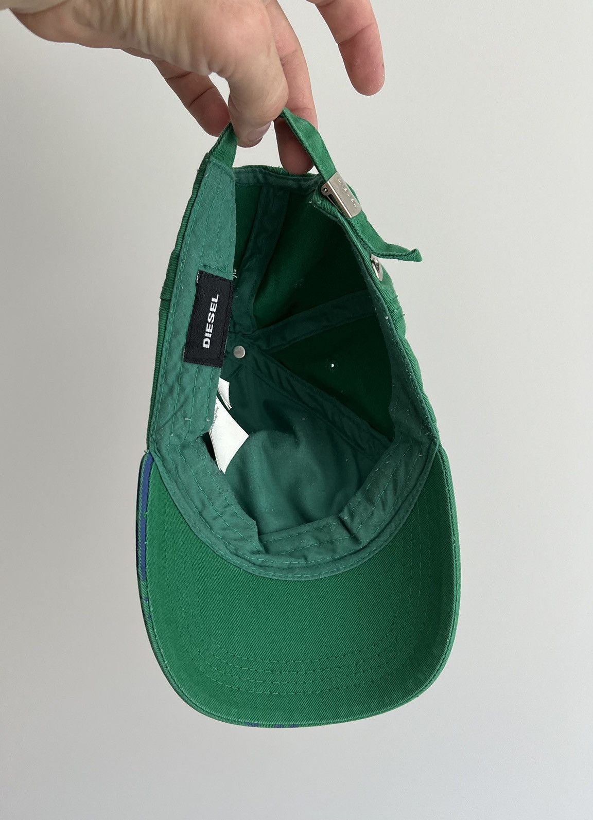 Diesel Diesel Big Logo Green Baseball Cap Size ONE SIZE - 7 Thumbnail