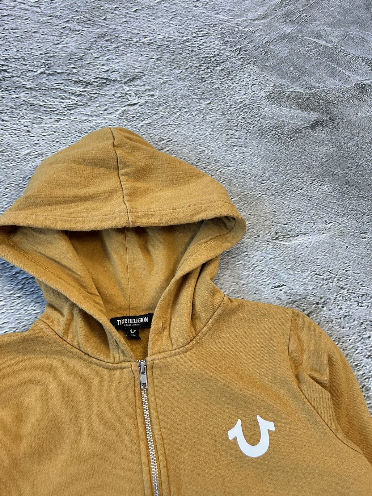 True Religion × Vintage True Religion vintage orange zip hoodie big logo Y2K Size US XS / EU 42 / 0 - 2 Thumbnail