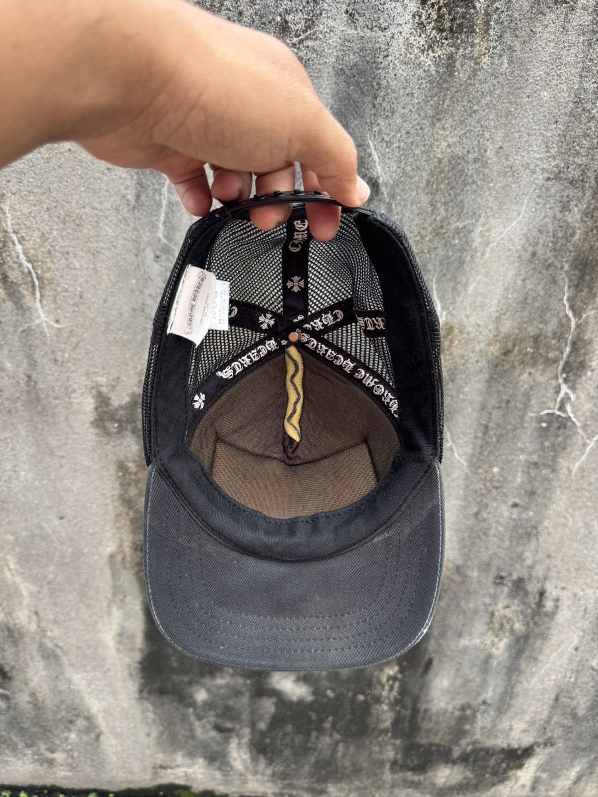 Chrome Hearts Chrome Hearts CH Mesh Cap Sunfaded Size ONE SIZE - 4 Thumbnail