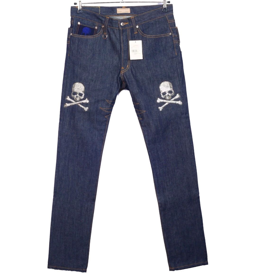 Mastermind Japan mmj 14ss high waist 606 blue one wash Isetan L jeans Size US 34 / EU 50 - 1 Thumbnail
