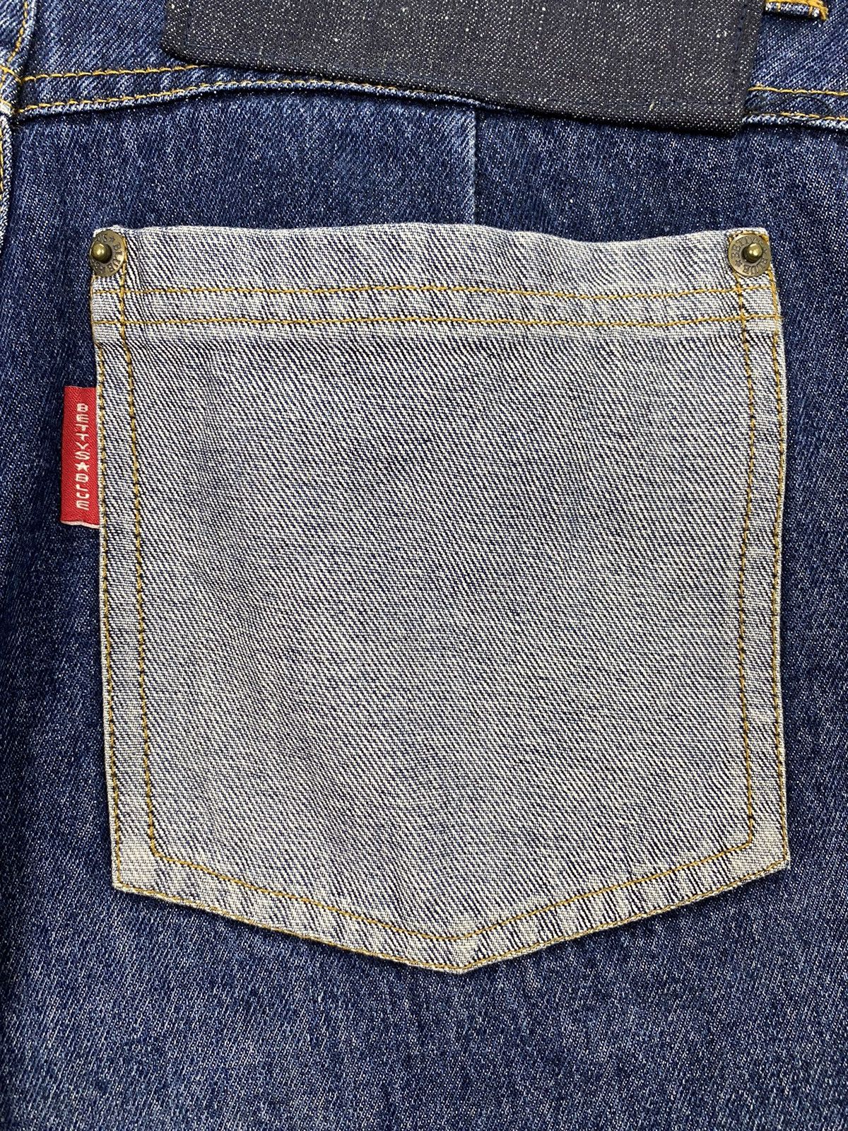 Blue Blue Japan Betty’s Blue by Shinji Abe Flare Denim Size 29" - 12 Thumbnail