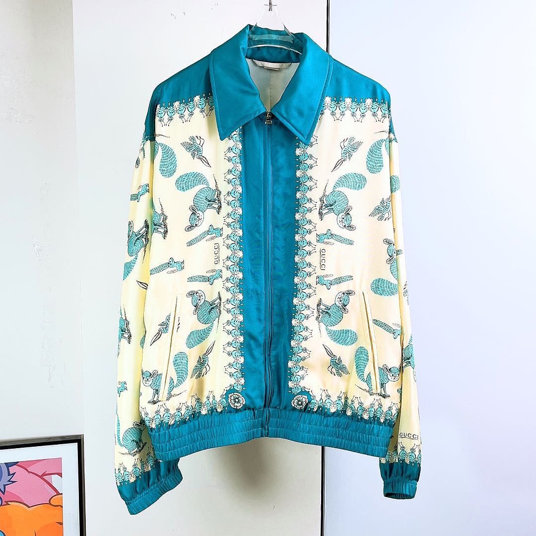 Gucci Gucci Freya Hartas Silk Jacket US S Size US S / EU 44-46 / 1 - 1 Thumbnail