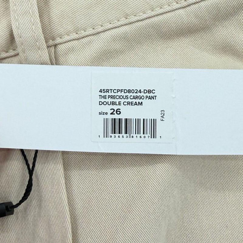 Joe's NWT Joe's The Precious Double Cream Pleated Cargo Pants Size 26" / US 2 / IT 38 - 3 Thumbnail