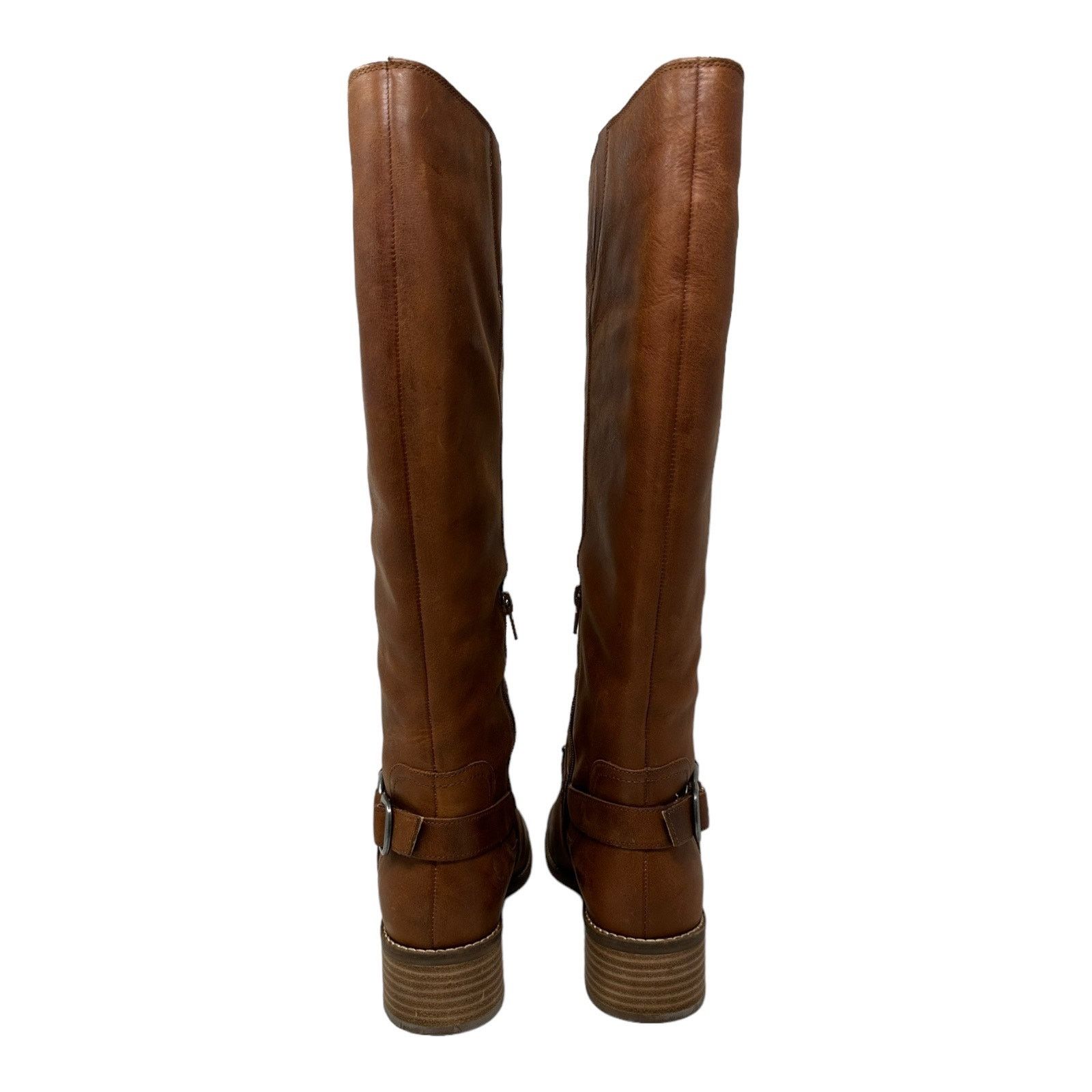 Lucky Brand Lucky Brand Brown Leather Karesi Equestrian Boot size 9.5 Size US 9.5 / IT 39.5 - 20 Thumbnail