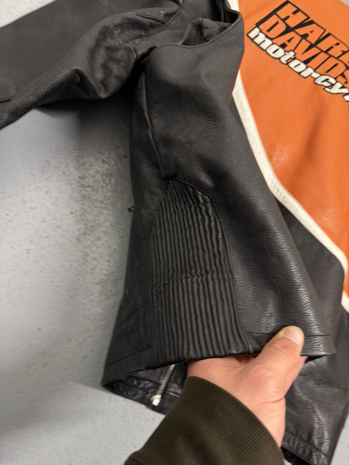 Harley Davidson Vintage Harley-Davidson Embroidered Logo Leather Jacket Size US S / EU 44-46 / 1 - 21 Thumbnail