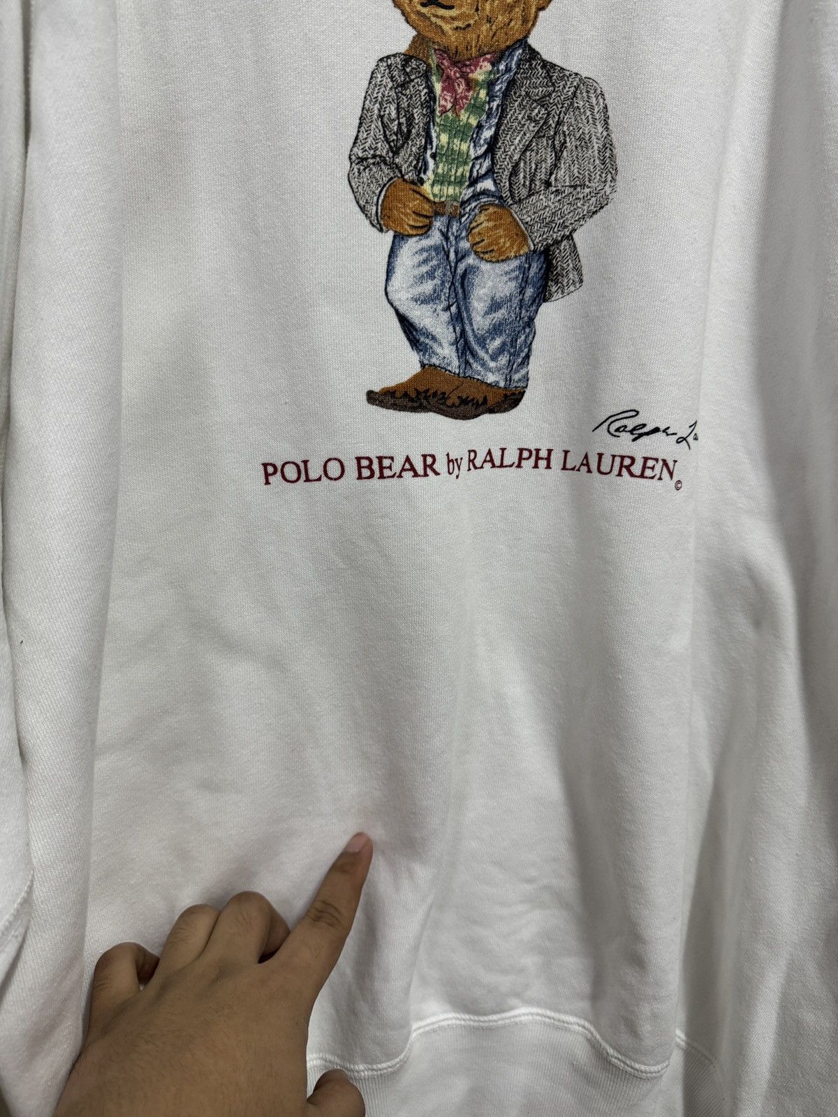 Polo Ralph Lauren Vintage Polo Bear Ralph Laurent Sweatshirt Size US L / EU 52-54 / 3 - 5 Thumbnail