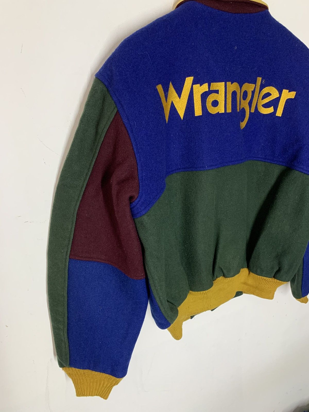 Wrangler Vintage Wrangler Varsity Wool Striking Colour Jacket Size US M / EU 48-50 / 2 - 4 Thumbnail
