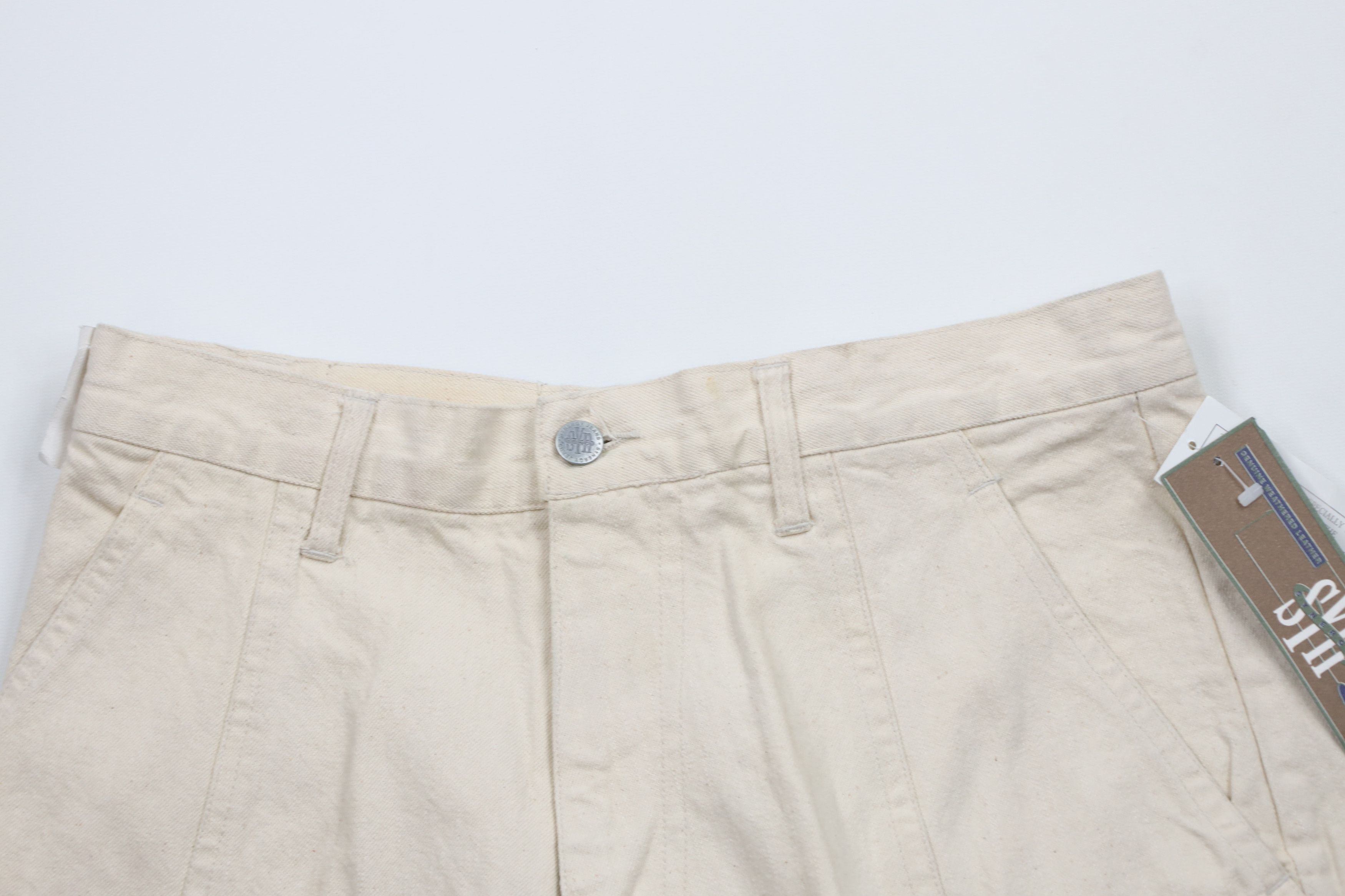 Vintage Deadstock Vintage 90s Streetwear Skateboard Leather Shorts Size US 31 - 2 Thumbnail