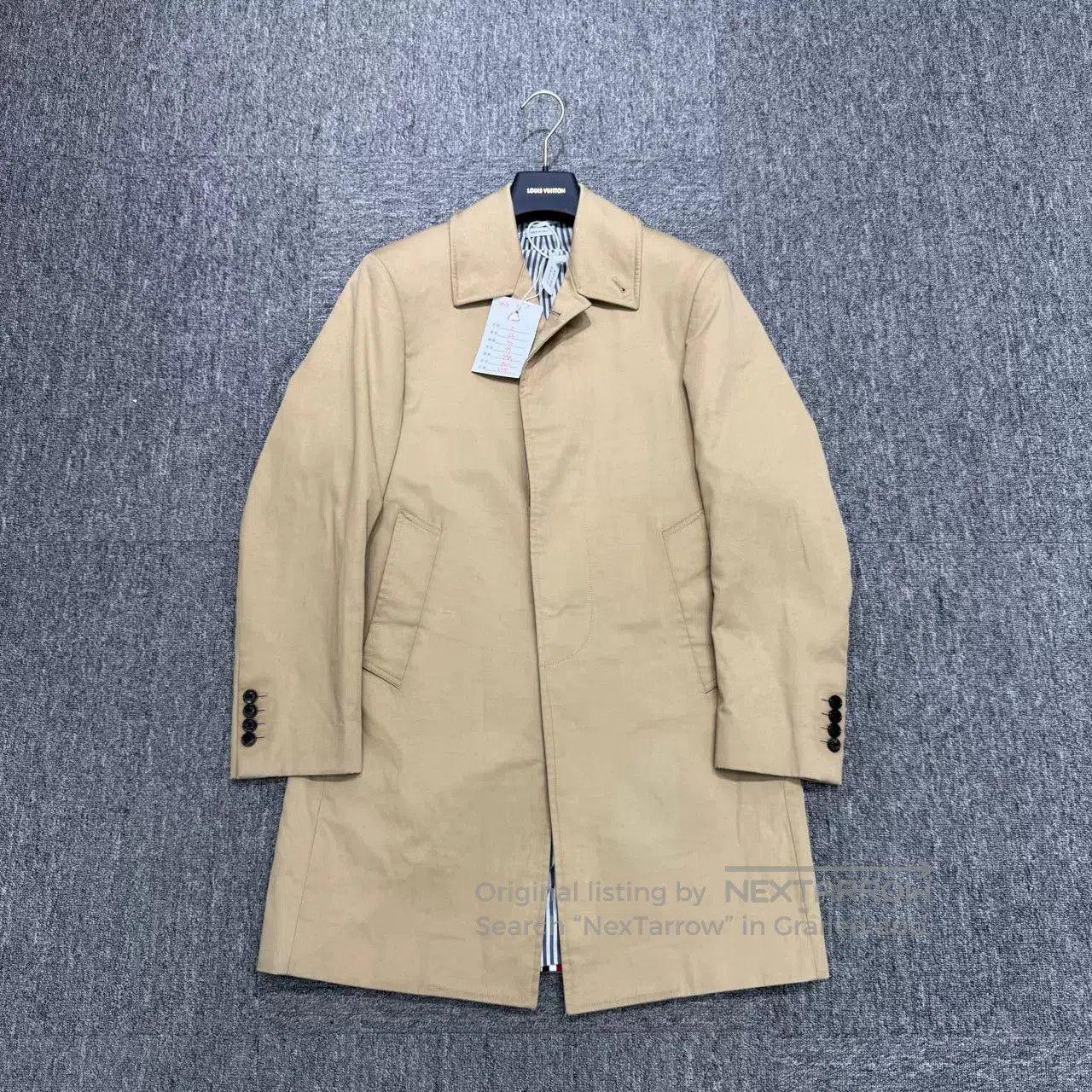 Thom Browne Thom Browne Beige Coat. Size US XS / EU 42 / 0 - 1 Thumbnail