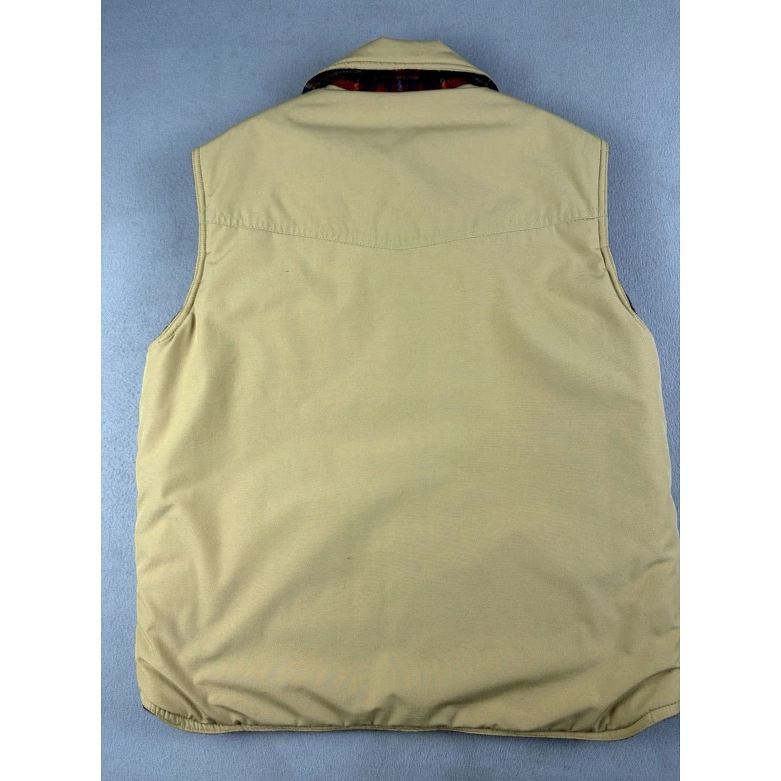 Penfield VINTAGE Penfield Vest Mens L Beige Nylon Lined Puffer USA Made Outdoors 80s Mens Vest L Size US L / EU 52-54 / 3 - 4 Thumbnail