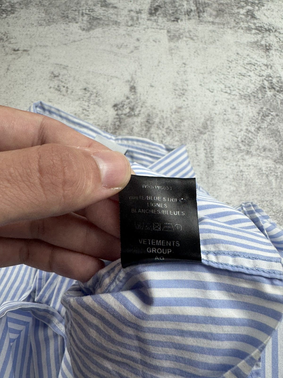 Vetements Vetements Femme Garderobe 2019 Demna Gvasalia Striped Asymmetrical Button Shirt Size M / US 6-8 / IT 42-44 - 17 Thumbnail