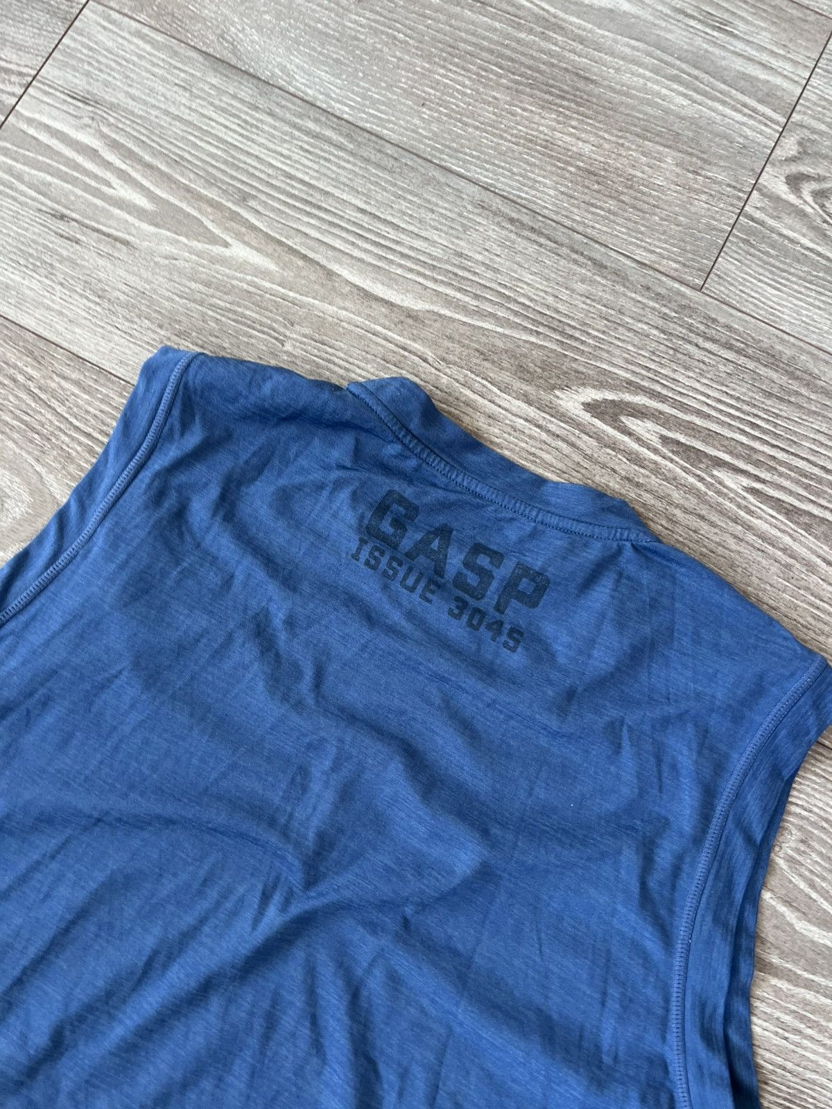 Japanese Brand × Vintage ‼️Gasp Inc Big Logo Straight Fit Gym Flex Shirt‼️ Size US L / EU 52-54 / 3 - 16 Thumbnail
