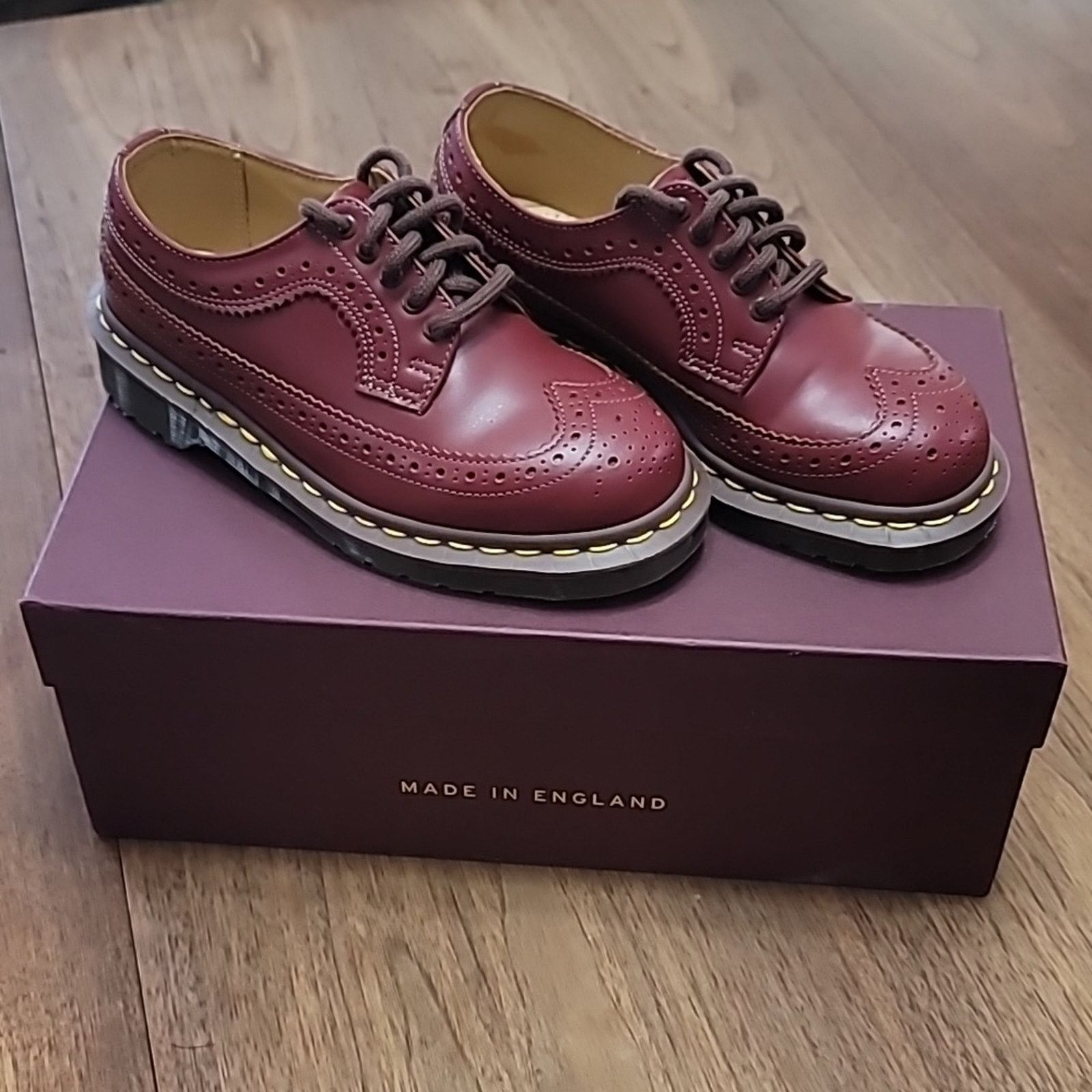 Dr. Martens NIB Dr. Martens Vintage 3989 Oxblood Oxfords Size US 5 / IT 35 - 1 Thumbnail