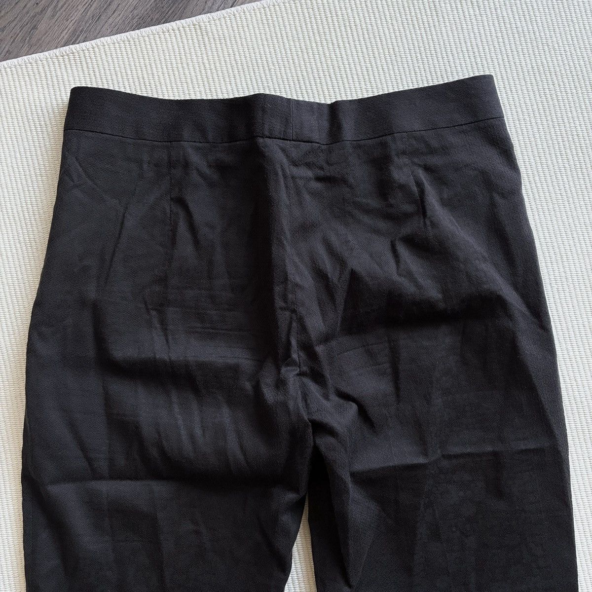Etro ETRO Milano Silk Blend Straight Leg Patterned Black Pants Size 28" / US 6 / IT 42 - 6 Thumbnail