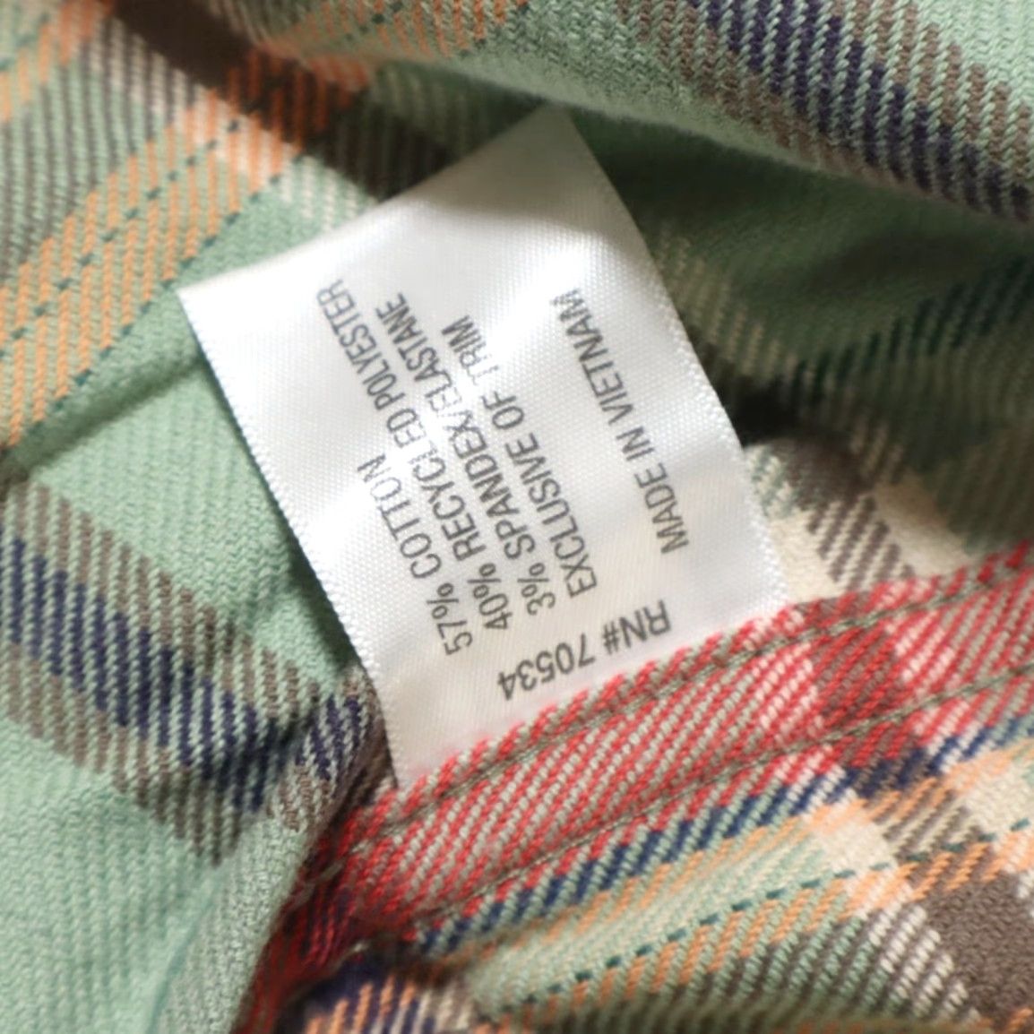 Orvis Orvis Shirt Plaid Button Up Green Long Sleeve Men L Flannel Stretch Cotton Blend Size US L / EU 52-54 / 3 - 7 Thumbnail