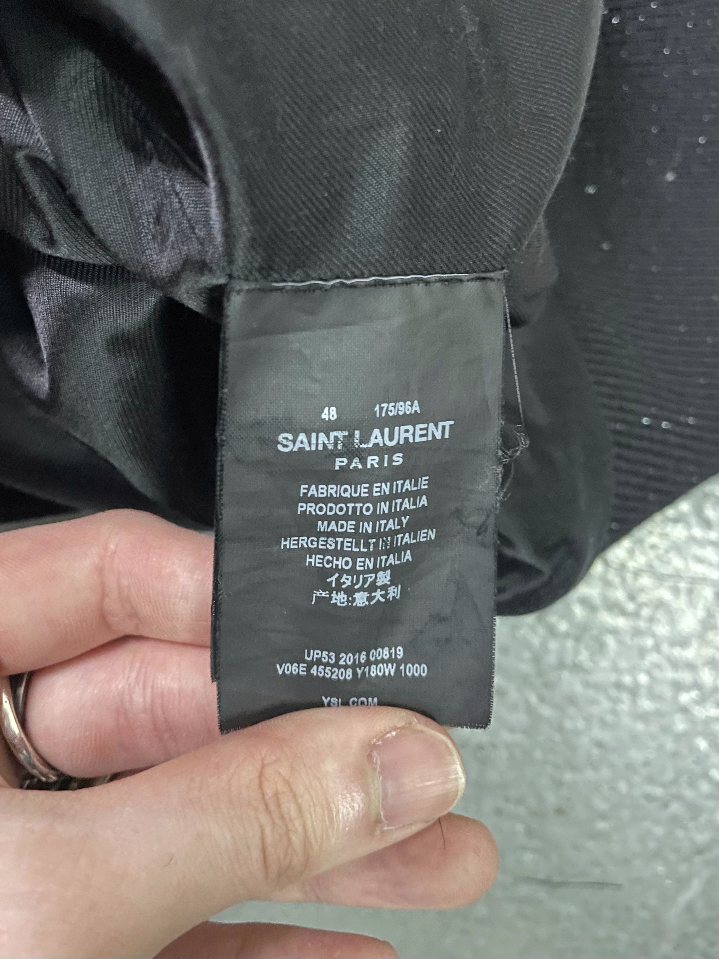 Saint Laurent Paris Saint Laurent Star Collar Leather Teddy Jacket Size US M / EU 48-50 / 2 - 6 Thumbnail