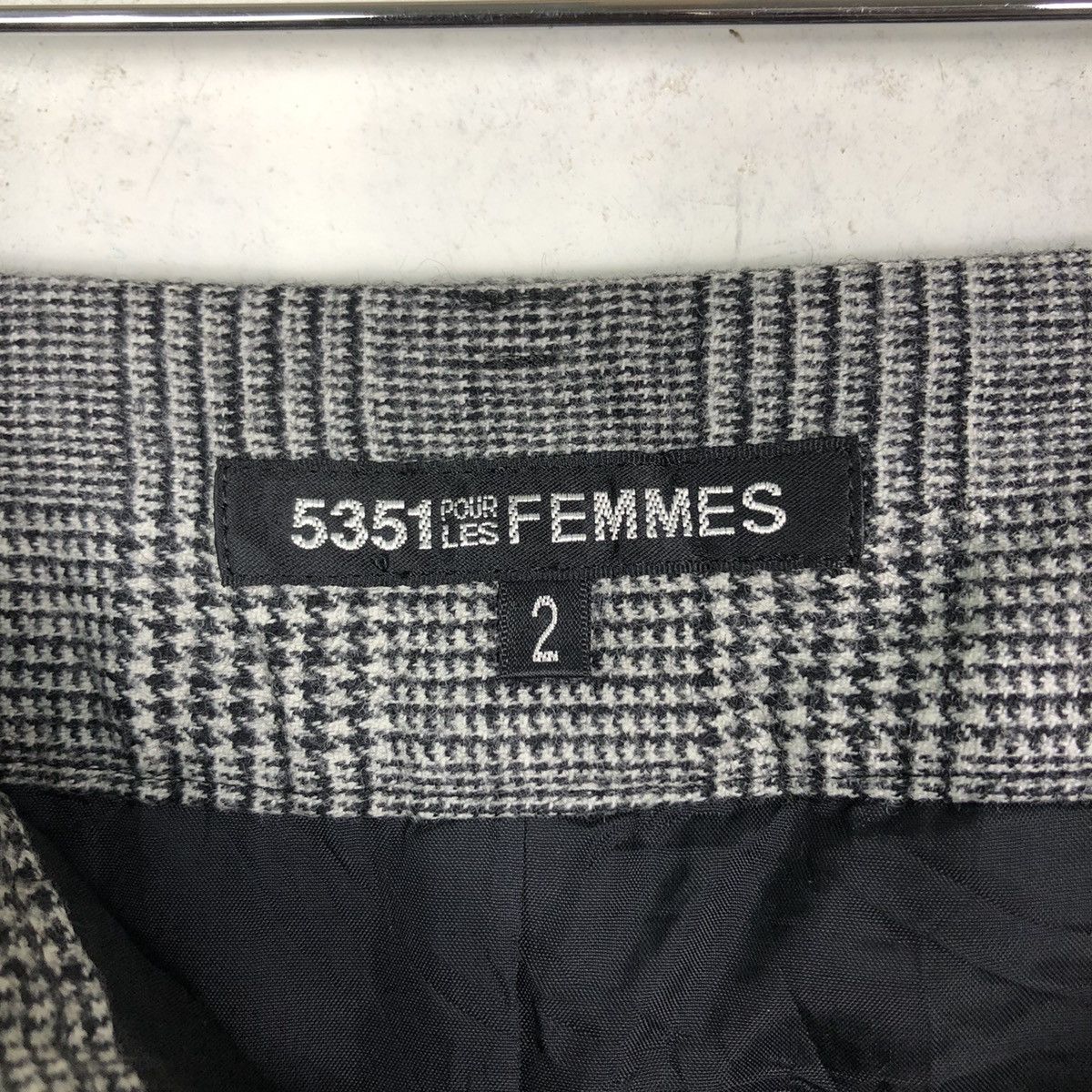 Japanese Brand 🔥Punk Design Skirt 5351 Pour Less Femmes Issey Miyake Japan Size 28" / US 6 / IT 42 - 13 Thumbnail