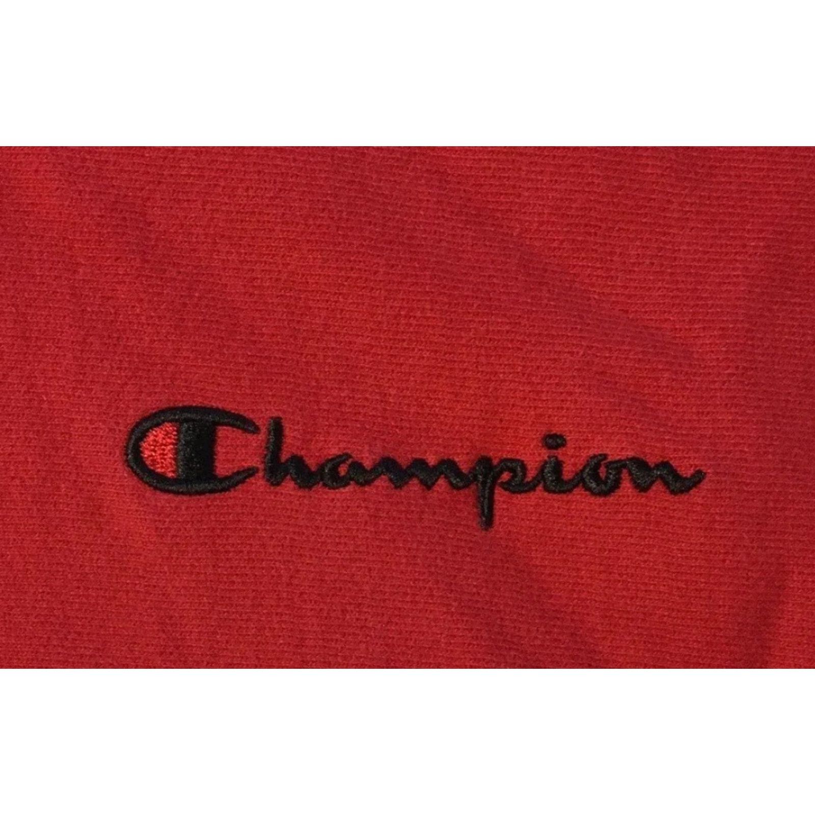 Champion VINTAGE Champion Reverse Weave Faded Hoodie M Track Grunge PE School Surf Skate Vtg 90s Mens Red Sweatshirt Size US M / EU 48-50 / 2 - 2 Thumbnail