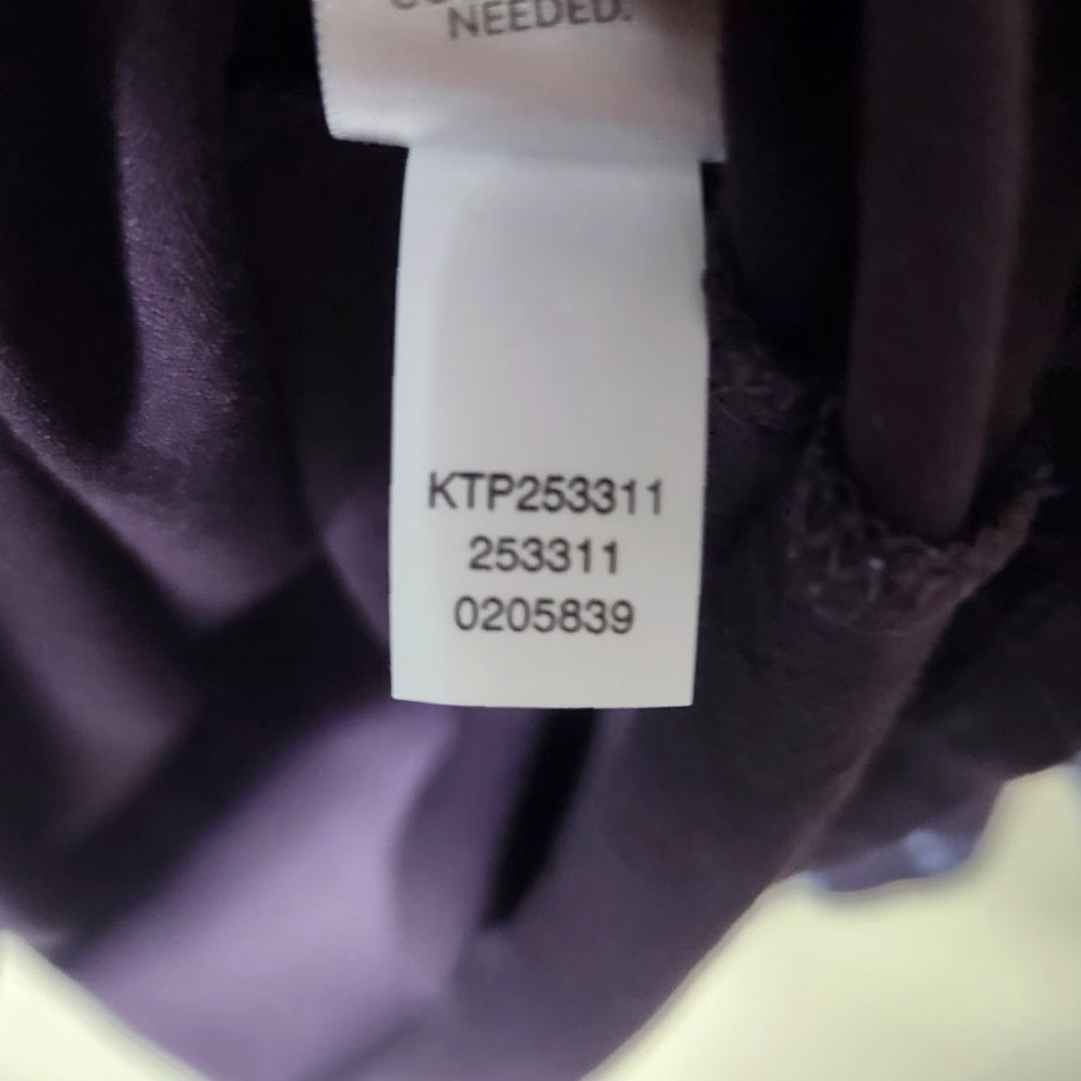 J. Jill J.JILL WEAREVER SHIRRED-NECKLINE TUNIC IN RADICCHIO TRAILING BUNCHES - Size L - Purple - Tunic - Womens Size L / US 10 / IT 46 - 6 Thumbnail
