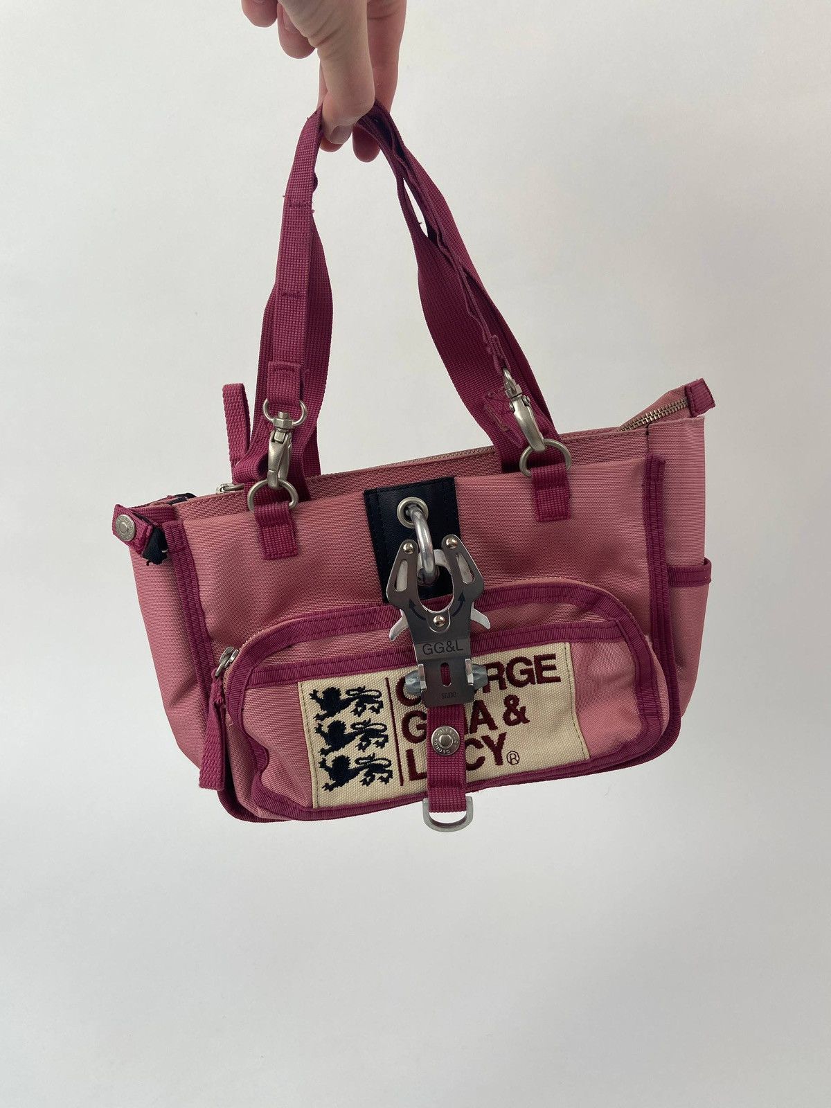 George Gina & Lucy Okinawa Punk Pink Nylon Shoulder Bag Y2K Utility RareHandbag Size ONE SIZE - 1 Thumbnail