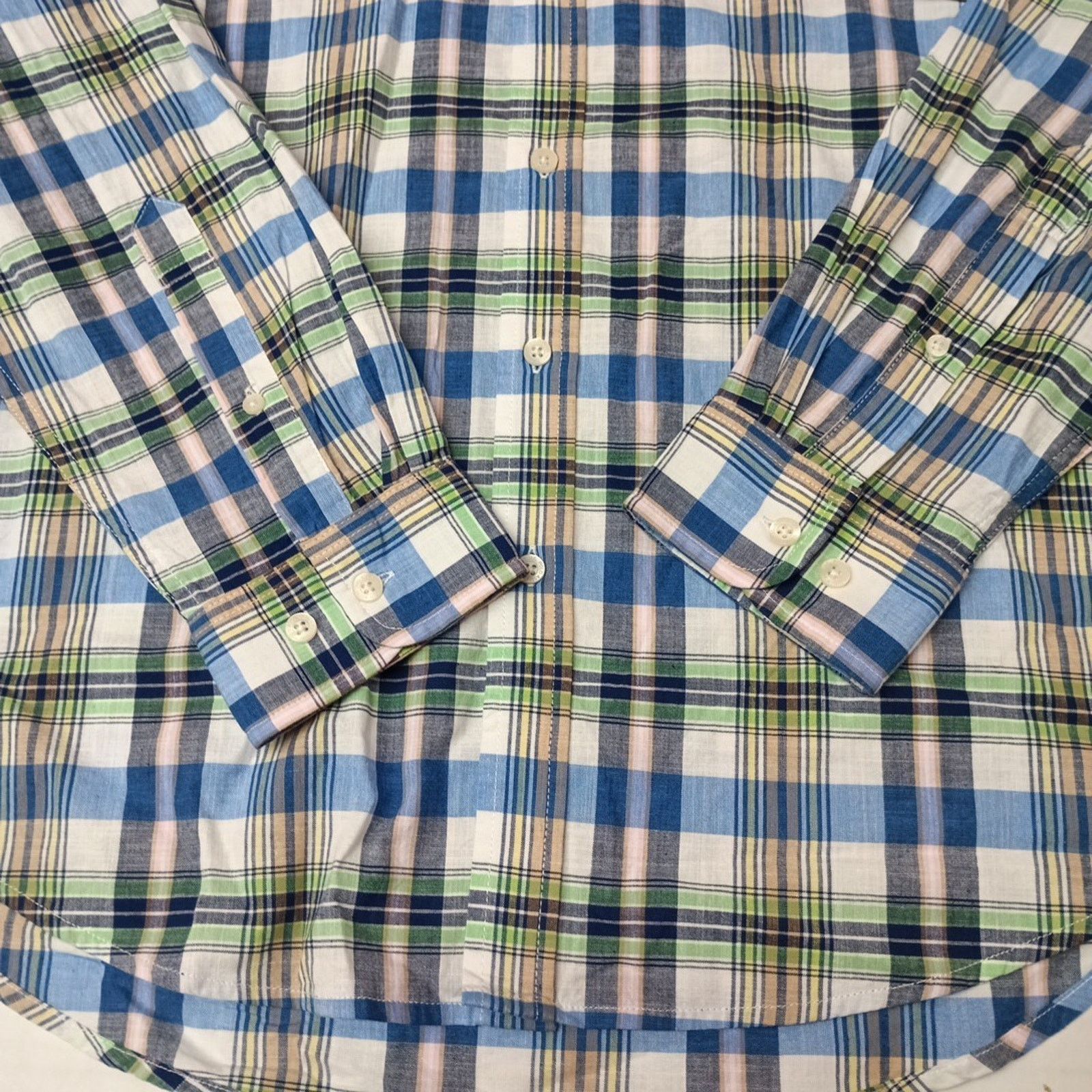 U.S. Polo Assn. U.S. Polo Assn. Button Woven Shirt Men's L Multicolor Plaid Size US L / EU 52-54 / 3 - 2 Thumbnail