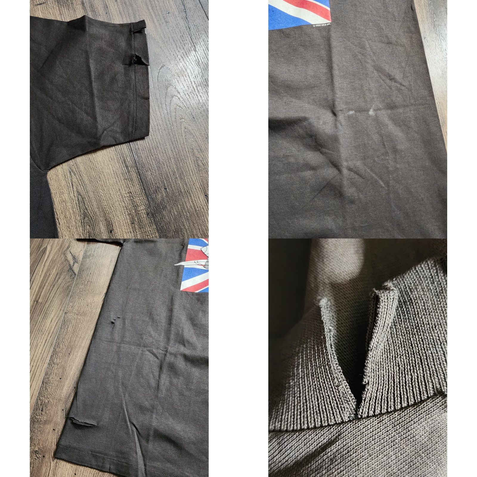Vintage VINTAGE Miller RAF Royal Air Force Hawker Hurricane Aircraft T Shirt Mens XL Brown Cotton Short Sleeve Crew Neck Military 90s Size US XL / EU 56 / 4 - 8 Thumbnail