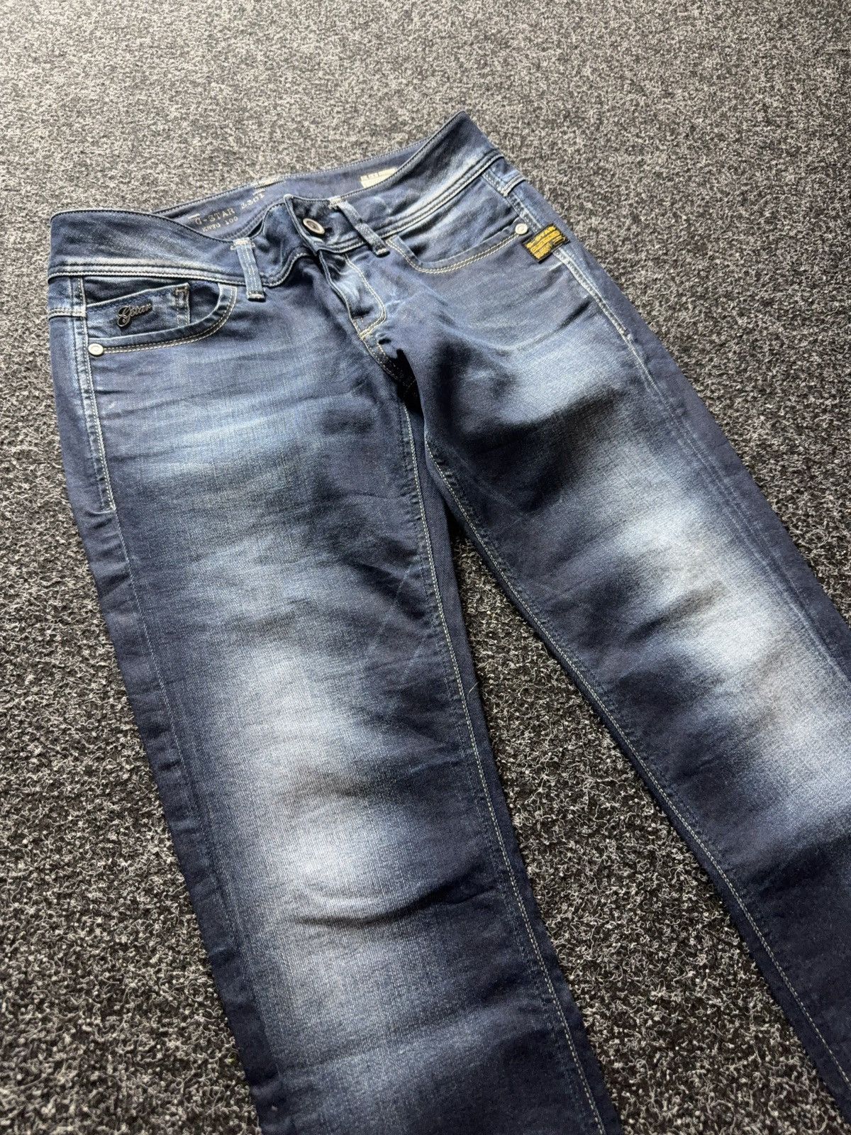 G-Star ⚡️Y2K Vintage G-Star RAW 3301 Slim Denim Jeans Dark Wash Size 31" - 5 Thumbnail