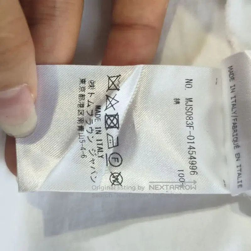 Thom Browne Thom Browne Women's White Cotton T-Shirt . Size S / US 4 / IT 40 - 7 Thumbnail