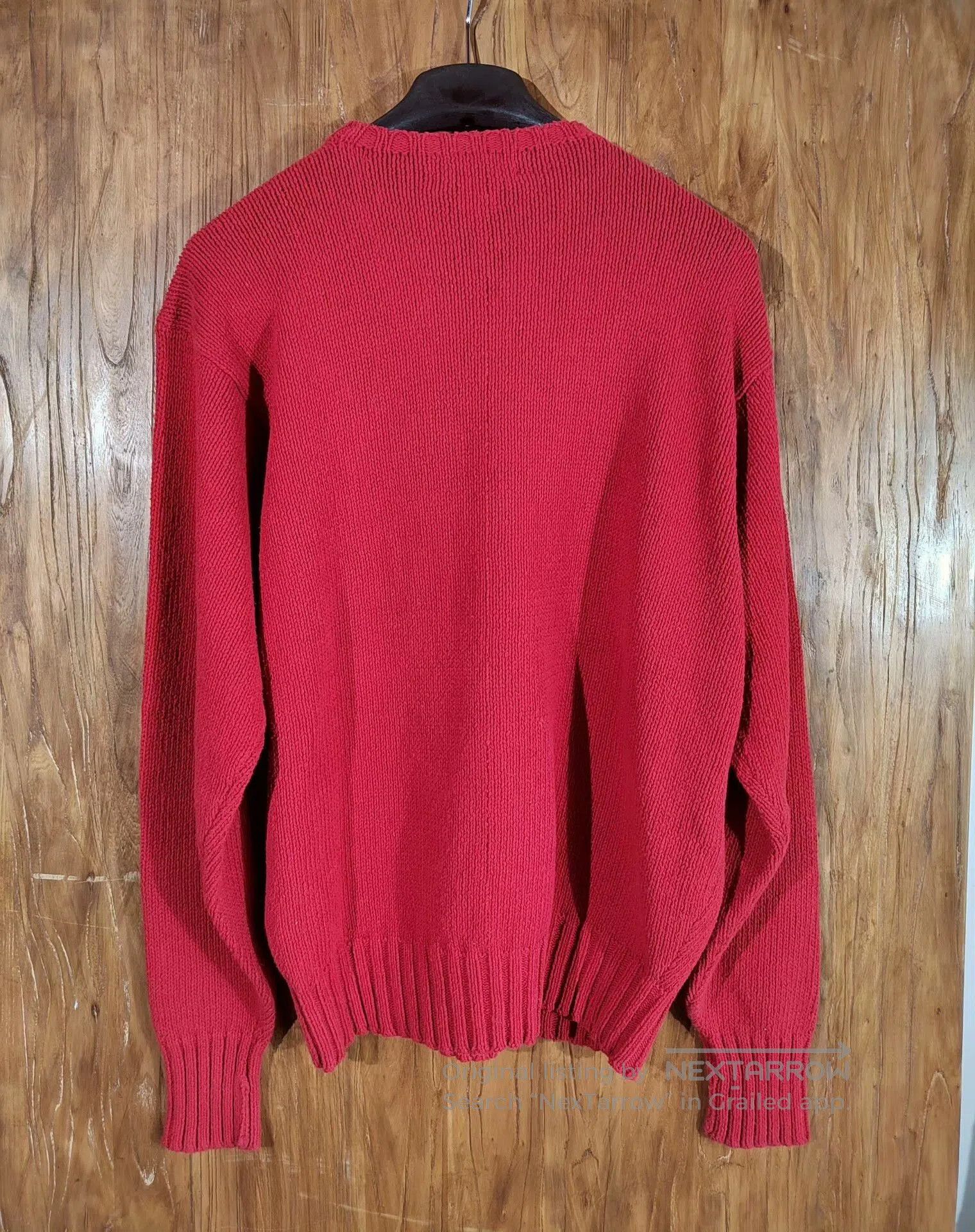 Polo Ralph Lauren Red Cotton Sweater by Ralph Lauren. Size US L / EU 52-54 / 3 - 4 Thumbnail