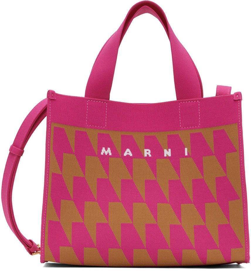 Marni o1y1125 Size : OS / Handbag in Fuchsia/Beige Size ONE SIZE - 1 Thumbnail