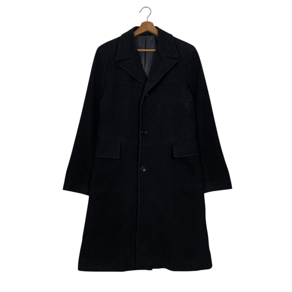 Other Domon Homme Wool Black Coat Size US M / EU 48-50 / 2 - 1 Thumbnail
