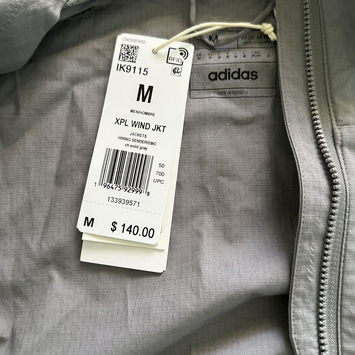 Adidas × Goretex Adidas Mens Terrex Xploric Wind Jacket Size US M / EU 48-50 / 2 - 9 Thumbnail