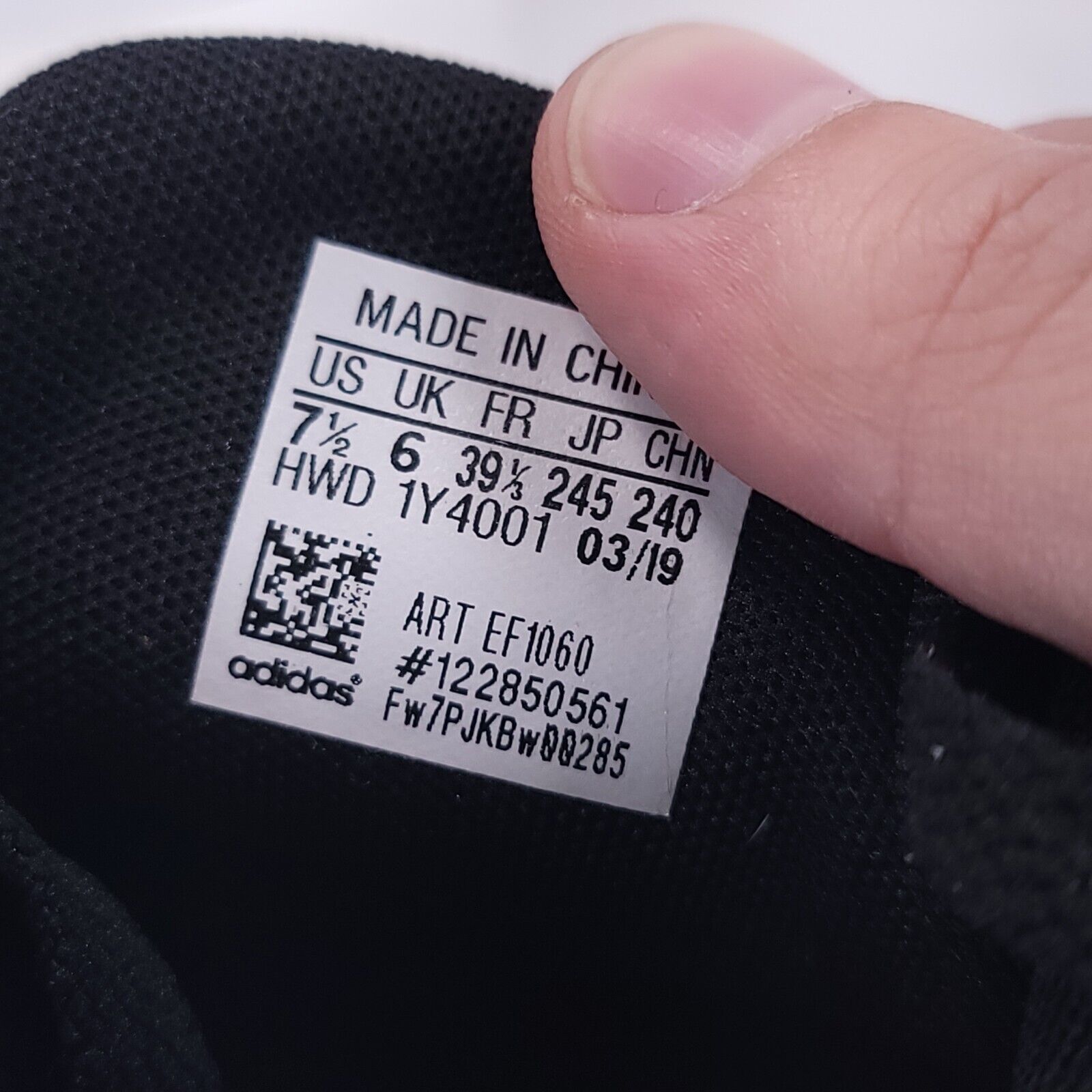 Adidas Adidas Crazychaos Athletic Shoe Womens Size 7.5 EF1060 Black Size US 7.5 / IT 37.5 - 9 Thumbnail