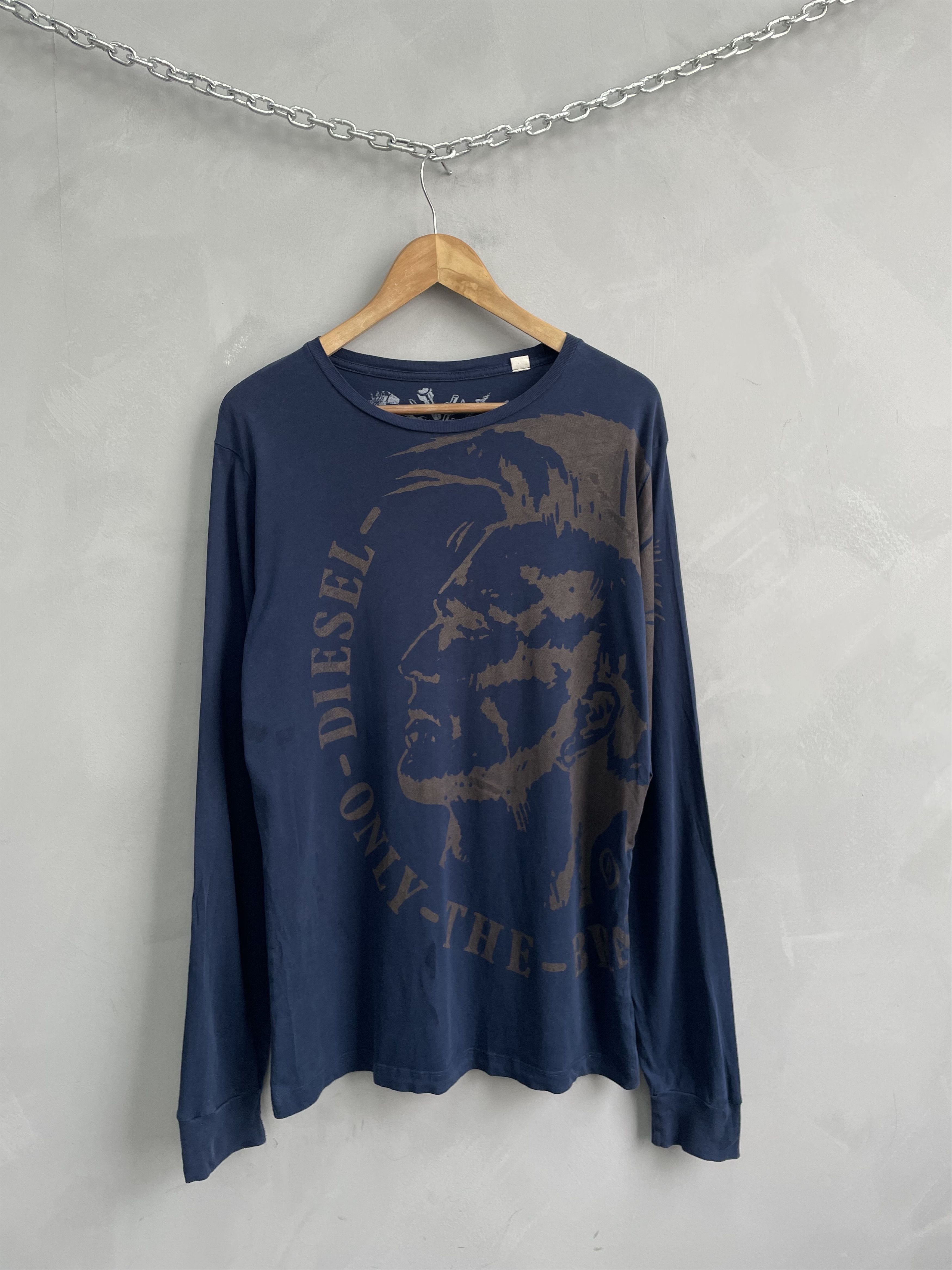 Diesel Rare Diesel big logo longsleeve y2k Size US L / EU 52-54 / 3 - 2 Thumbnail