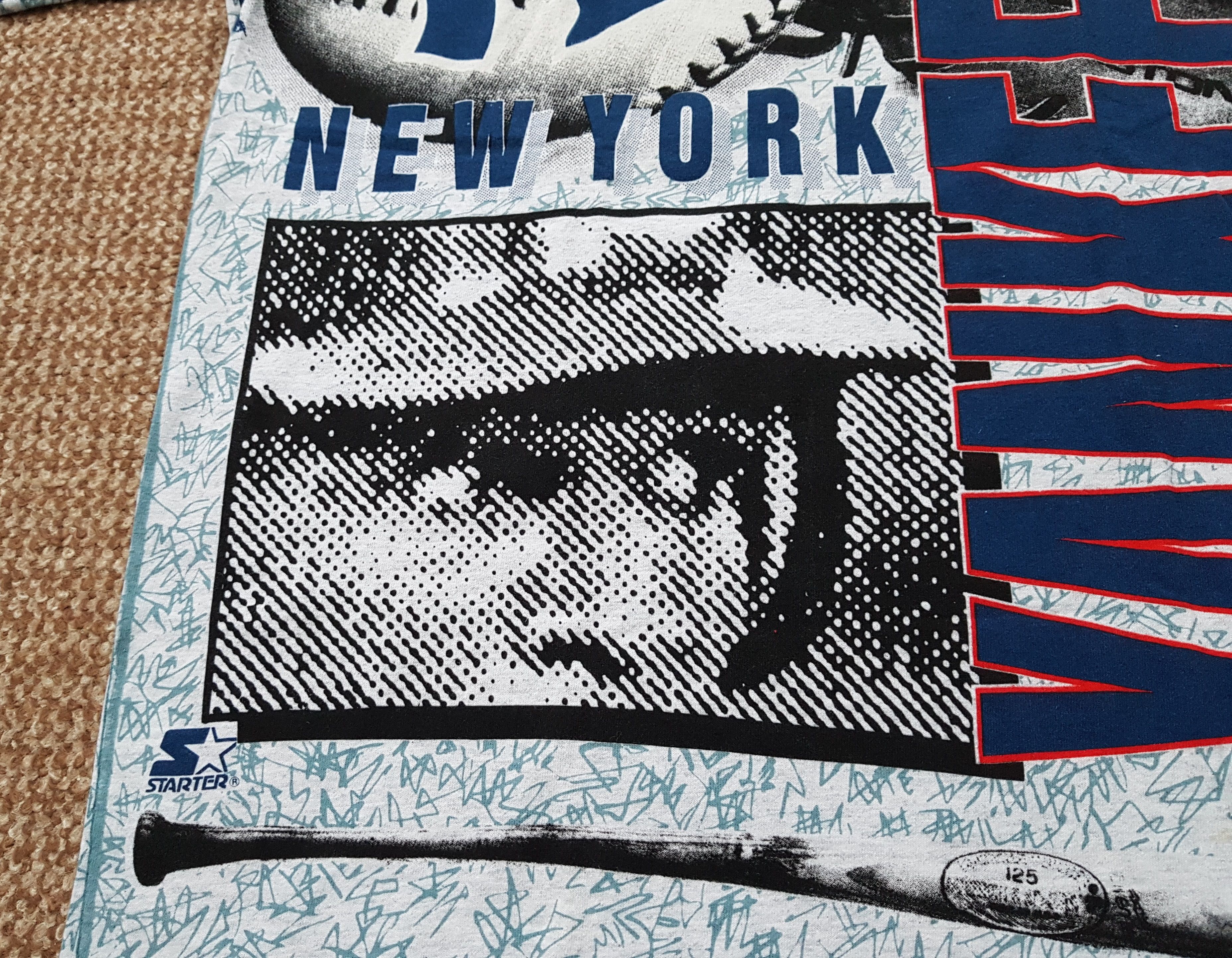 Starter MLB Vintage 90s New York Yankees Starter Over Printed Tee L Size US L / EU 52-54 / 3 - 6 Thumbnail