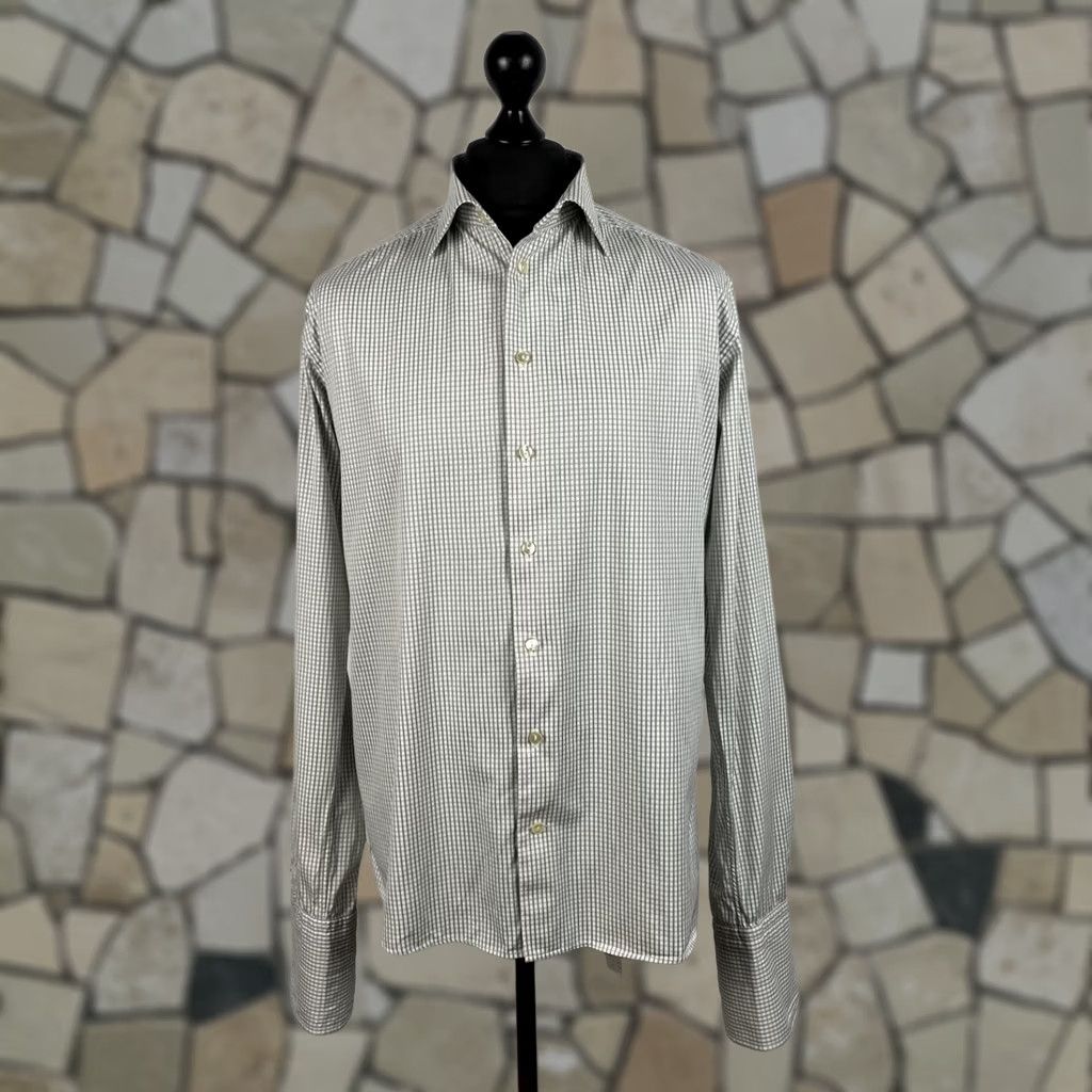 17 1 2 dress shirt size Steven Land Men's Basic 100% Cotton Dress Shirt | White 17 1/2 x 36/37