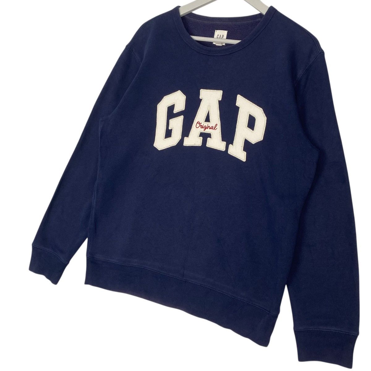 Other Vintage GAP Big Logo Printed NavyBlue Pullover Jumper Size S Size US S / EU 44-46 / 1 - 2 Thumbnail
