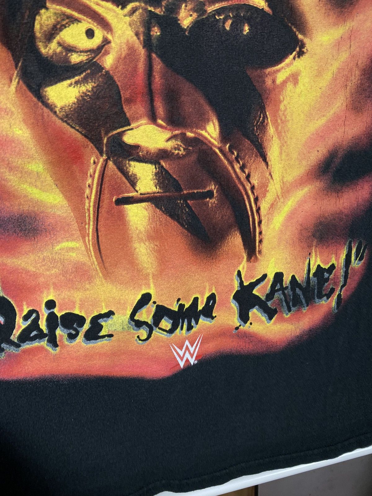 WWE 👹Vintage T-Shiry Kane Raise Some WWE WWF Wrestling VTG Tee👹 Size US XS / EU 42 / 0 - 6 Thumbnail