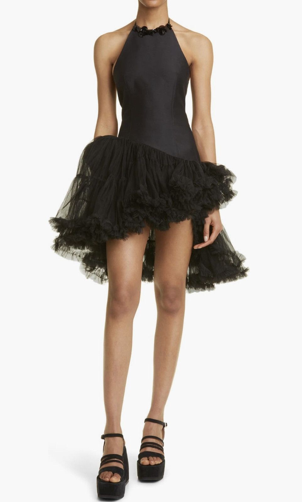 Shushu/Tong Shushu/Tong Asymmetric Halter Neck Tulle Dress size UK12 Size M / US 6-8 / IT 42-44 - 1 Thumbnail