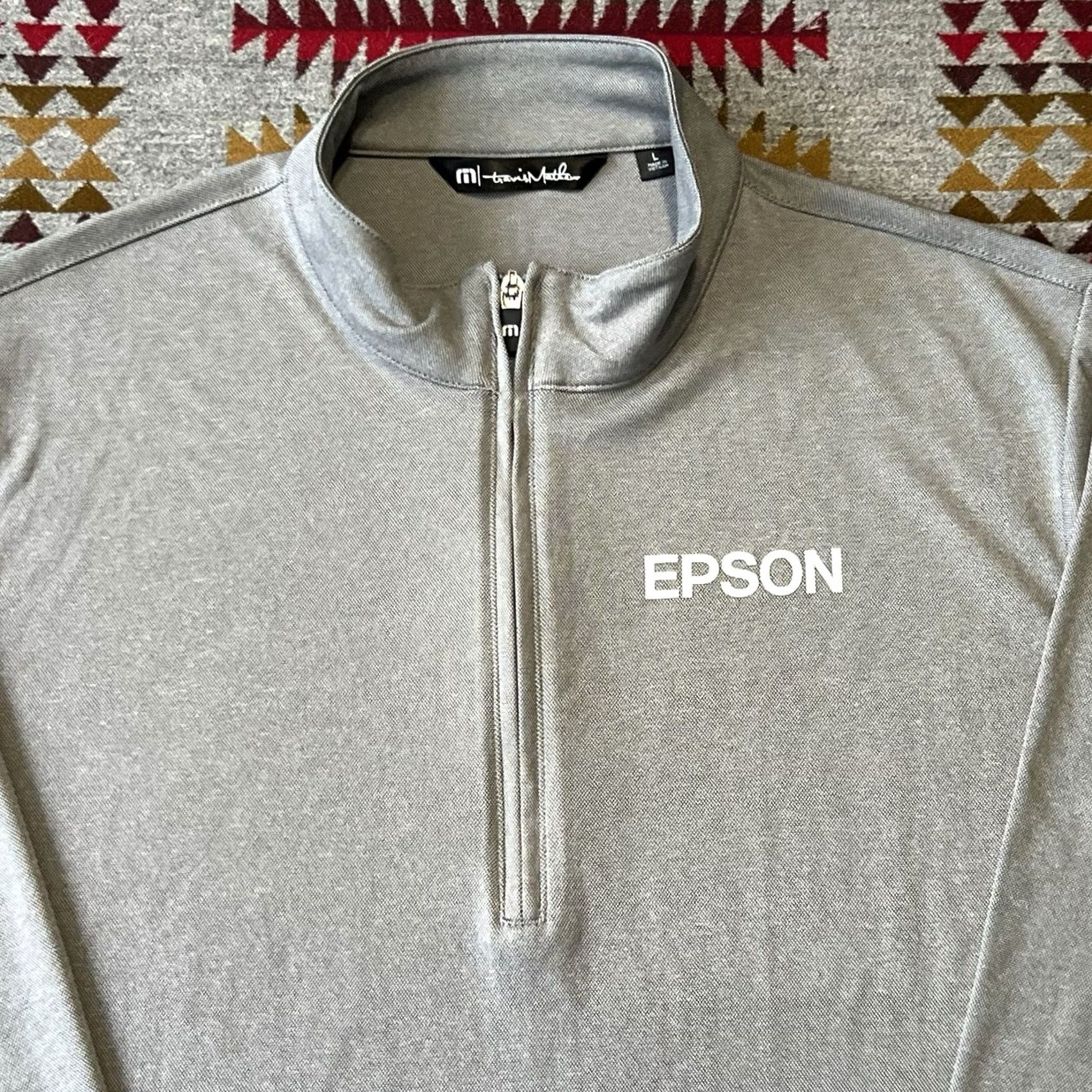 TravisMathew TravisMathew 1/4 Zip Pullover Mens Large Gray Golf Performance Long Sleeve D5 Size US L / EU 52-54 / 3 - 6 Thumbnail