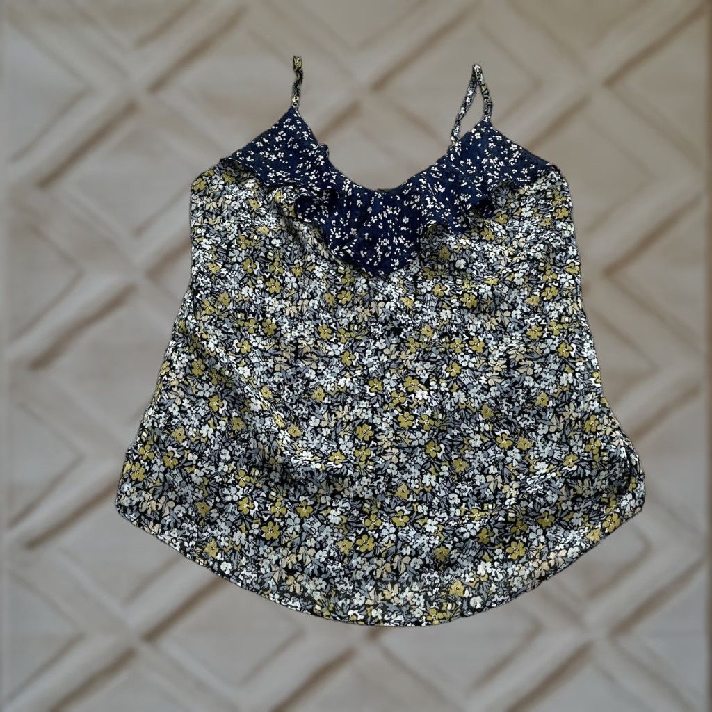 Banana Republic Banana Republic Camisole Womens XS Multicolor Floral Spaghetti Blouse Casual Size XS / US 0-2 / IT 36-38 - 1 Thumbnail