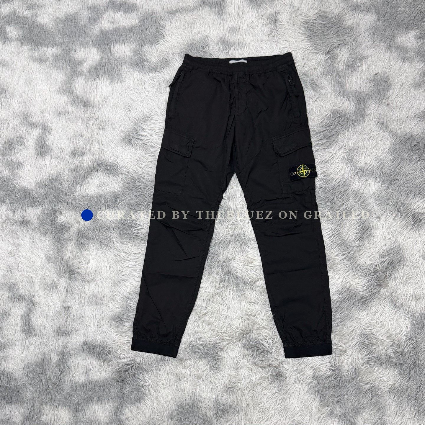 Stone Island Stone Island Black Cargo Pants W30 Size US 30 / EU 46 - 1 Thumbnail