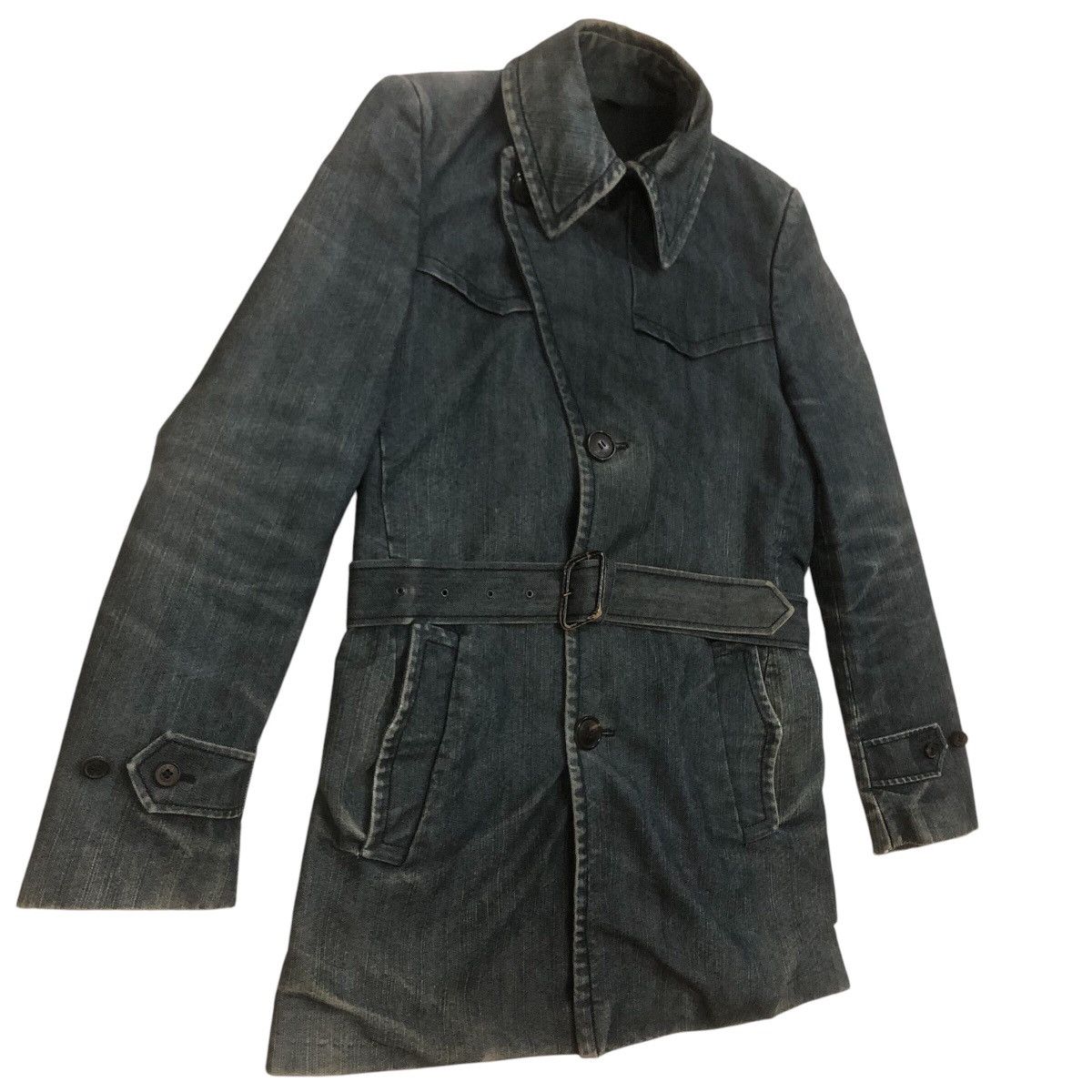 Viktor & Rolf Viktor & Rolf Monsieur Denim Style Coat Jacket Size US M / EU 48-50 / 2 - 2 Thumbnail