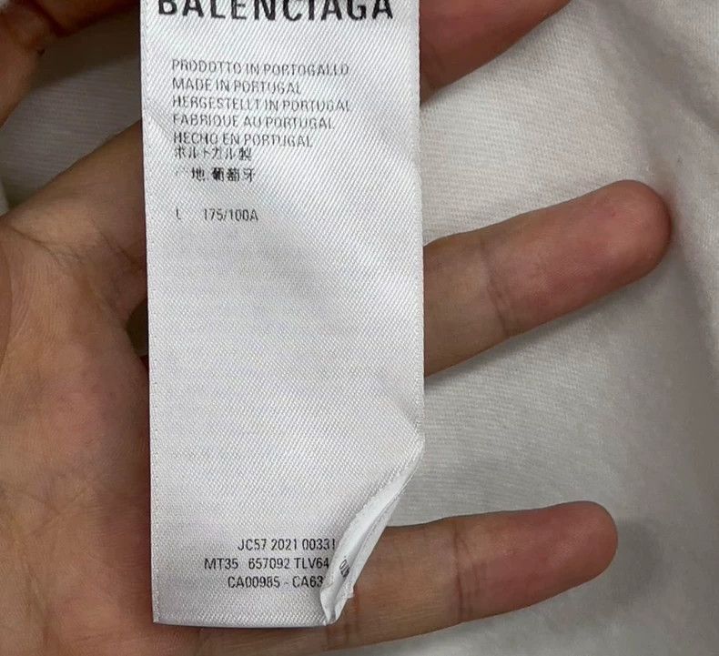 Balenciaga Balenciaga Rolled Embroidered Logo Short Sleeve Vest Size US S / EU 44-46 / 1 - 4 Thumbnail
