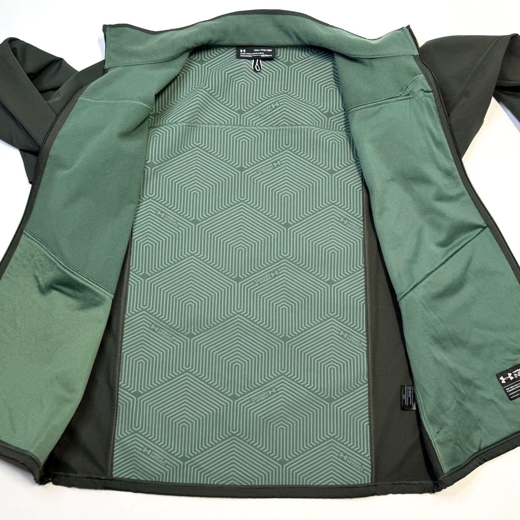 Under Armour Under Armour Jacket Mens 2XL Green ColdGear Infrared Storm Softshell Zip Size US XXL / EU 58 / 5 - 7 Thumbnail