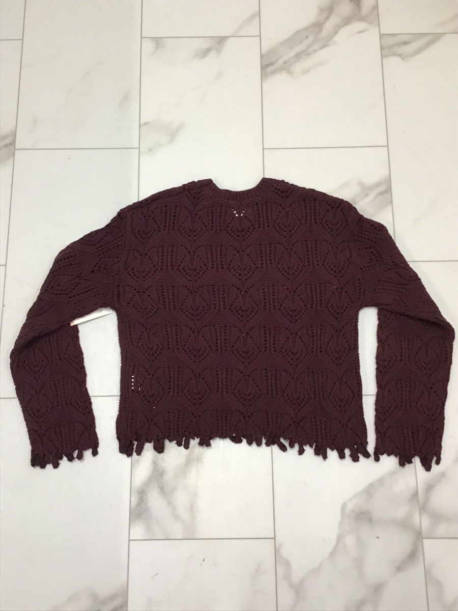 Honor the Gift HONOR THE GIFT D-HOLIDAY CABLE SWEATER - BERRY Size US XL / EU 56 / 4 - 3 Thumbnail