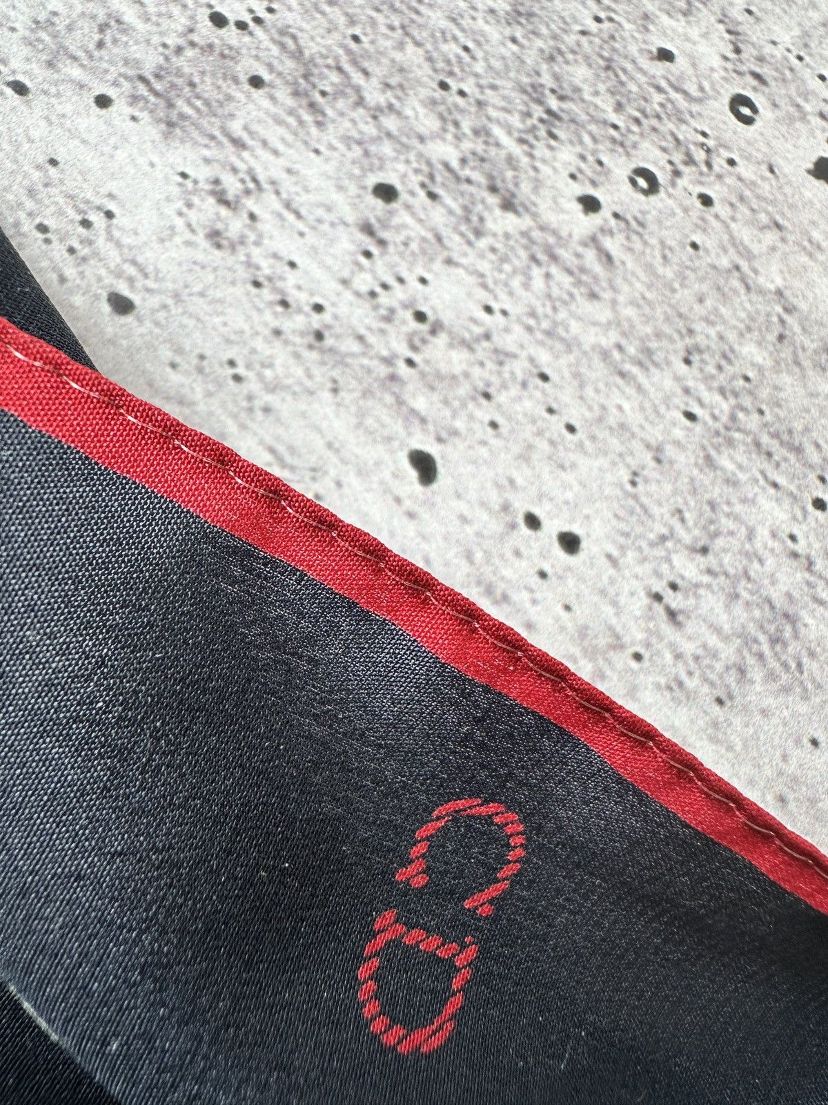 Christian Dior Monsieur Christian Dior Silk Scarf - Navy with Red ‘CD’ Monogram Size ONE SIZE - 8 Thumbnail